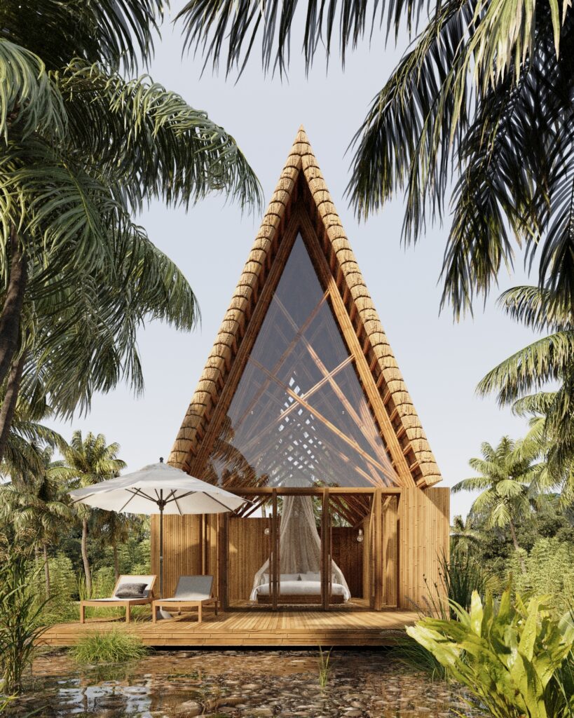 mẫu Bungalow cho Khu du lịch