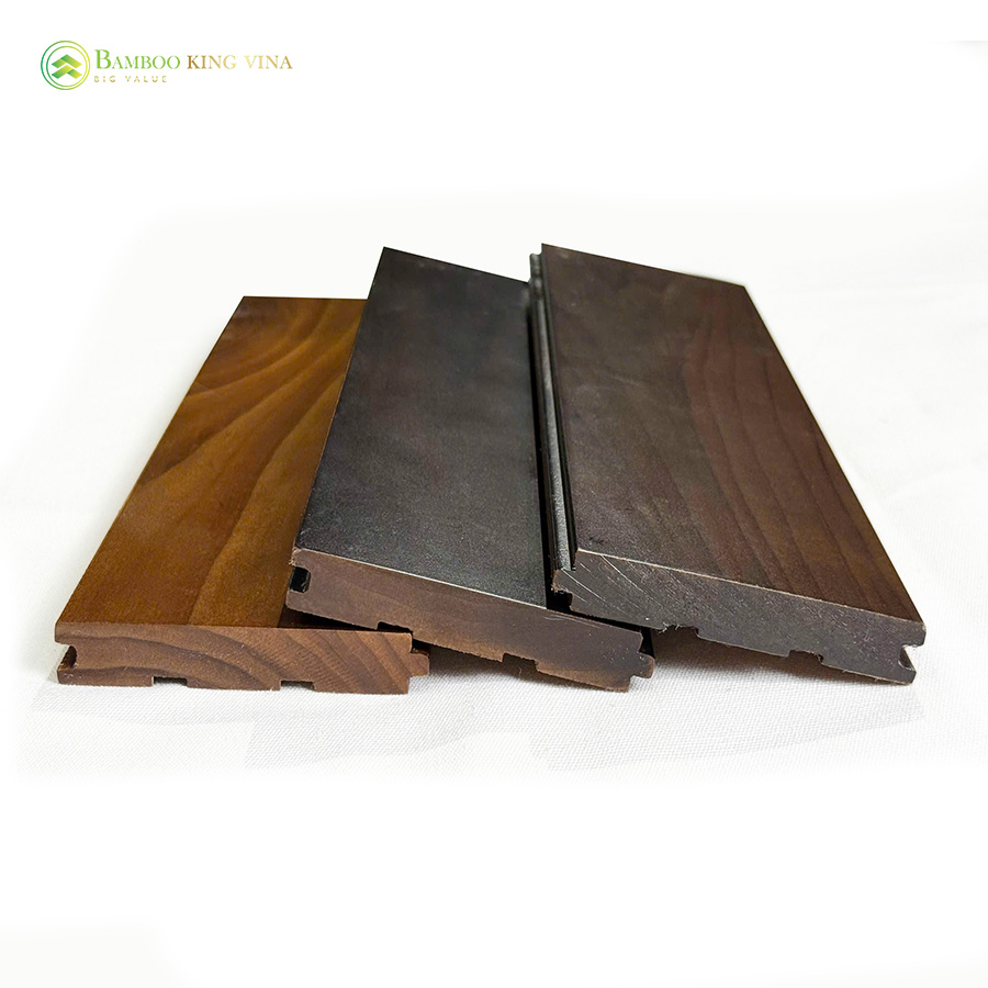 Sàn gỗ trong nhà Poplar biến tính