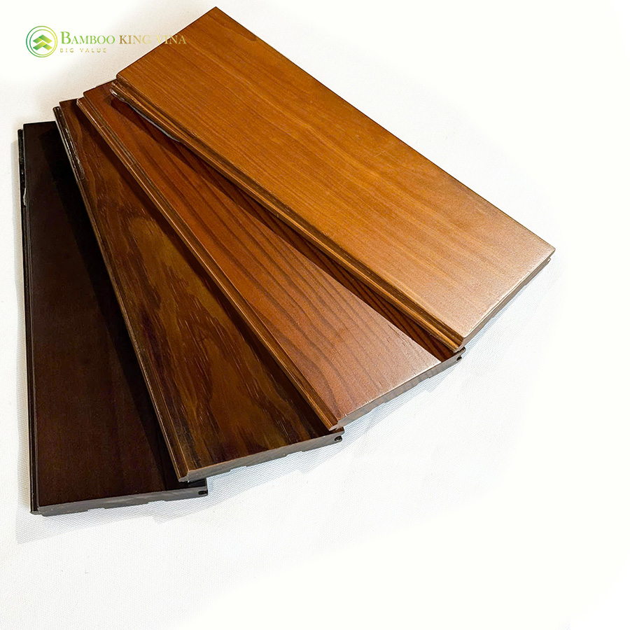 sàn gỗ thông trong nhà