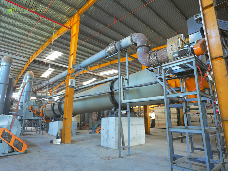 Biochar từ nhà máy Bamboo King Vina
